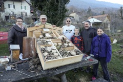 construction d'un hôtel à insectes avec La Bergeronnette